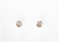 Boucles d'oreilles Orelù Femme in Or blanc Diamante 0.32 Ct OMBRAA-A - OMBRAA-A